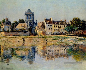 Au bord de la rivière à Vernon Claude Monet Peinture à l'huile
